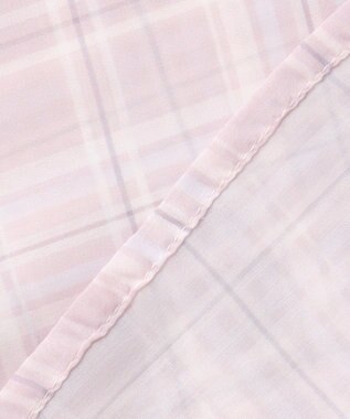 ANY KIDS シアーチェックシャツ ピンク