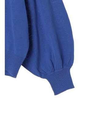 AMERICAN HOLIC 袖ボリュームショートニットカーディガン Blue