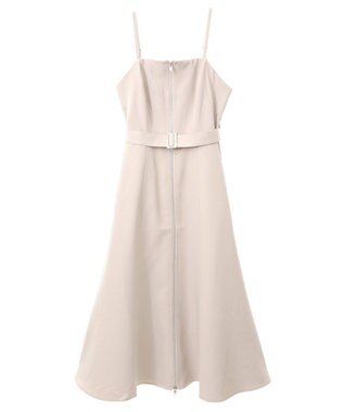 earth music&ecology ダブルジップキャミワンピース Beige