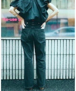 woadblue Semi-Wide flare/WBN3308 BLACK