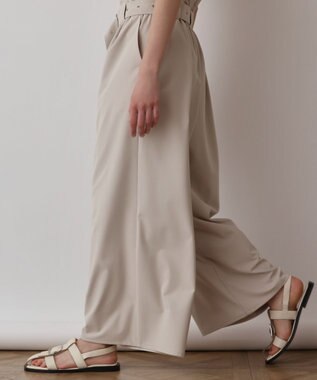 GRACE CONTINENTAL シャツオールインワン ベージュ