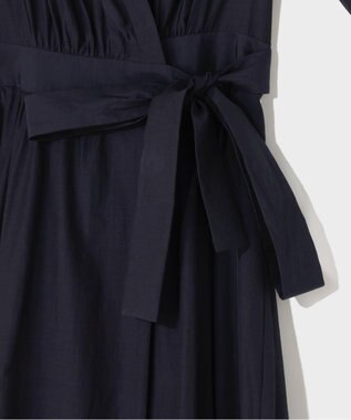 GRACE CONTINENTAL カシュクールシャツワンピース ネイビー