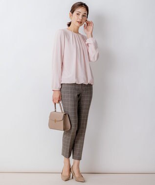 組曲 ドビーシフォン ニュアンスタック ブラウス ローズ系