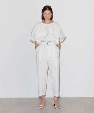NAVE 【Nave　洗える】リリー テーパードパンツ ホワイト系