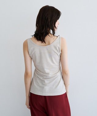 YECCA VECCA ラメタンクトップ Light Beige