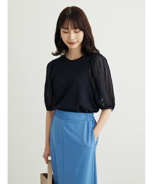 Green Parks ・ＳＵＧＡＲ　ＳＰＯＯＮイソザイスリーブプルオーバー Black