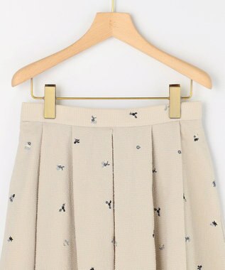 組曲 【先行予約・WEB限定】ミニフラワーエンブロイダリー スカート ベージュ系7