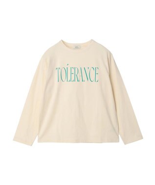 earth music&ecology ｔｏｌｅｒａｎｃｅ　ロゴロンＴＥＥ Cream