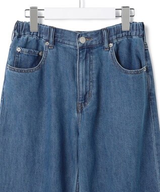 J.PRESS YORK STREET 【WOMEN】ソフトワイドデニム ダルブルー系
