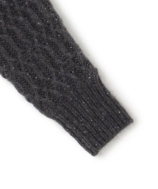 23区 【洗える】スパングル ドルマンスリーブ ニット グレー系