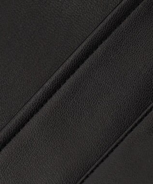 NAVE 【Nave】フェイクラムスキン ブルゾン ブラック系