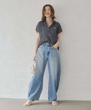 WEGO U.S. POLO ASSN.別注 フレンチスリーブシャツ ネイビー