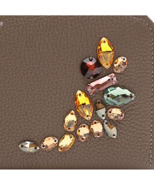 A.D.M.J. 【牛革】モーツァルト クリスタルソーイング ラウンドウォレット MAL