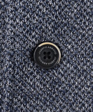 JOSEPH ABBOUD 【ストレッチ/カーディガンジャケット】コットンメランジジャージー ジャケット ネイビー系