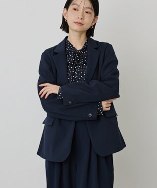 AMERICAN HOLIC 【イージーケア】テーラードジャケット Navy
