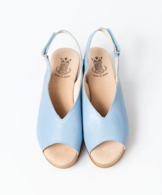 BONTRE 【BONTRE】Vカットサボサンダル ブルー