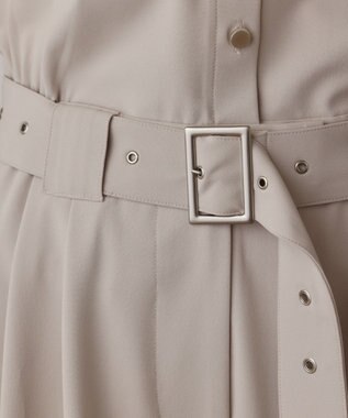 GRACE CONTINENTAL シャツオールインワン ベージュ