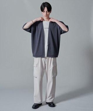 WEGO 【２点SET】アンサンブルカーディガン（5S） ブラック中濃色