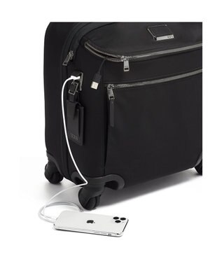 TUMI レディス  VOYAGEUR 「オックスフォード」コンパクト・キャリーオン BLACK/GUNMETAL