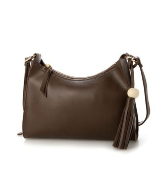 UNBILLION cachecache ウッドボールタッセルショルダー チョコ