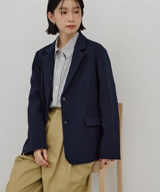 AMERICAN HOLIC 【イージーケア】テーラードジャケット Navy