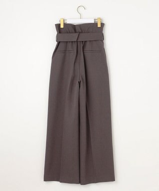 ANY SIS 【BAILA12月号掲載・貴島明日香さんコラボ】ハイカットリターン ワイドパンツ モカグレー
