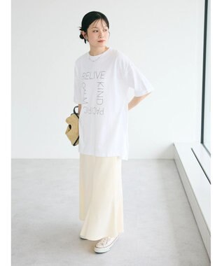 CRAFT STANDARD BOUTIQUE シルケット天竺　スクエアＰＴ　ＢＩＧ　Ｔｅｅ　Ｓ／Ｓ Off White