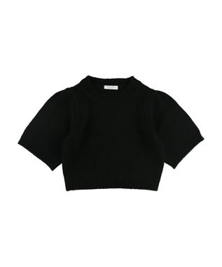 Green Parks ローゲージニットＴシャツ Black