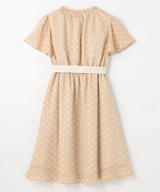 組曲 KIDS 【150-160㎝】アメリドット ワンピース ベージュ