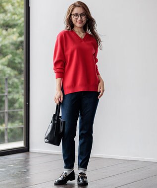 23区 L 【Lサイズ限定】23区DENIM ストレッチフィット スキニーパンツ ネイビー系