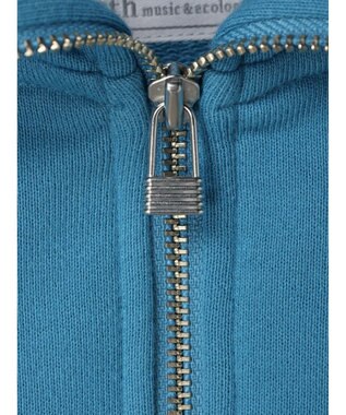 earth music&ecology Ｌｅｅ×ｅ．ｍ．ａ．ｅ．　ハーフジップ刺繍スウェット Blue