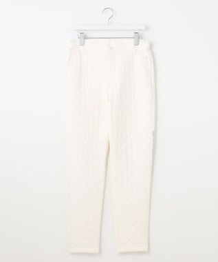 23区GOLF 冬の最強防寒アイテム【MEN】キルティングパンツ ホワイト系