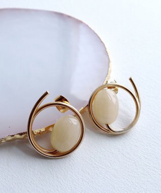 Tiaclasse カラーアクリル＋フープピアス