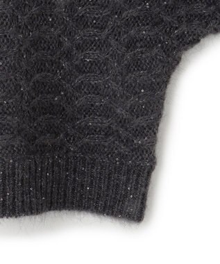 23区 【洗える】スパングル ドルマンスリーブ ニット グレー系