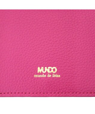 IBIZA MUNDO　牛革　パスケース ピンク