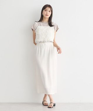 earth music&ecology 【接触冷感/洗濯機可】フレンチＴ Beige