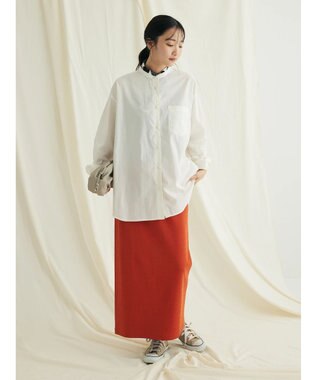 CRAFT STANDARD BOUTIQUE バンドカラーシャツ Off White