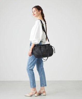 LA BAGAGERIE シャーリング2WAYサマーバッグ ブラック