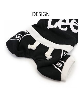 PET PARADISE Lee ロンパース 《ロゴ柄》 小型犬 ブラック