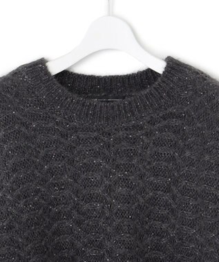 23区 【洗える】スパングル ドルマンスリーブ ニット グレー系