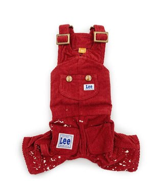 PET PARADISE Lee スプラコデュロ オーバーオール 小型犬 レッド