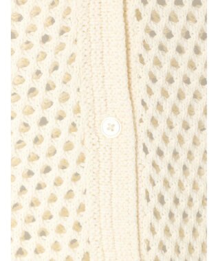 AMERICAN HOLIC 透かし編みニットカーディガン Ivory