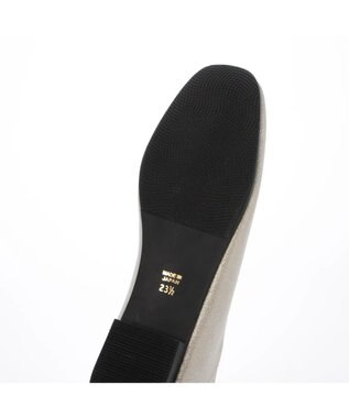 MODE ET JACOMO <carino>スクエアトゥフラットシューズ シルバー