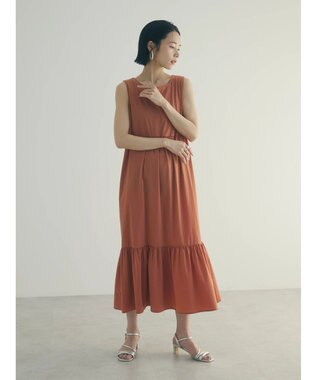 Green Parks armonia.バッククロスワンピース Orange