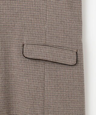 J.PRESS LADIES L Mixツイードチェック ジャンパースカート ブラウン系3