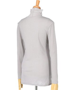 ワコール／睡眠科学 トップス 9分袖 長袖 ハイネック あたたかい 吸湿発熱性(本体) YEY031 睡眠科学／ワコール チャコールグレー