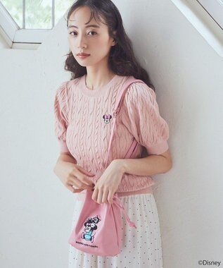 earth music&ecology Ｄｉｓｎｅｙ×Ｓｅｉｊｉ　Ｍａｔｓｕｍｏｔｏミニバッグ Pink