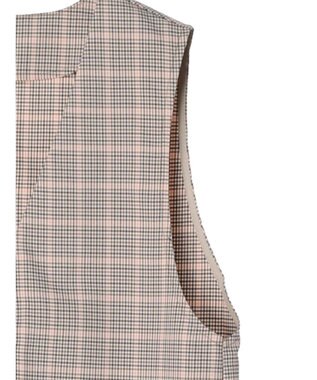 earth music&ecology フロントジップジャンスカ Glen Check