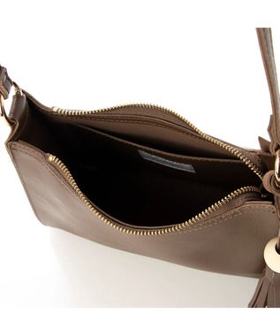 UNBILLION cachecache ウッドボールタッセルショルダー チョコ