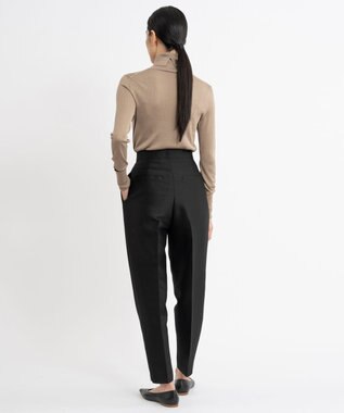 23区 S 【エステータ】シルクウールツイル パンツ ブラック系